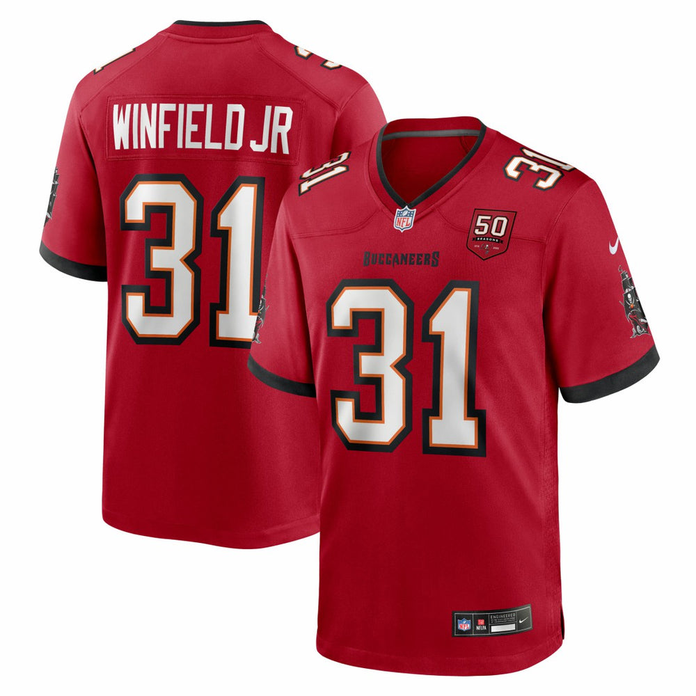 Antoine Winfield Jr.  50th Season Team Game Jersey - Tampa Bay Buccaneers