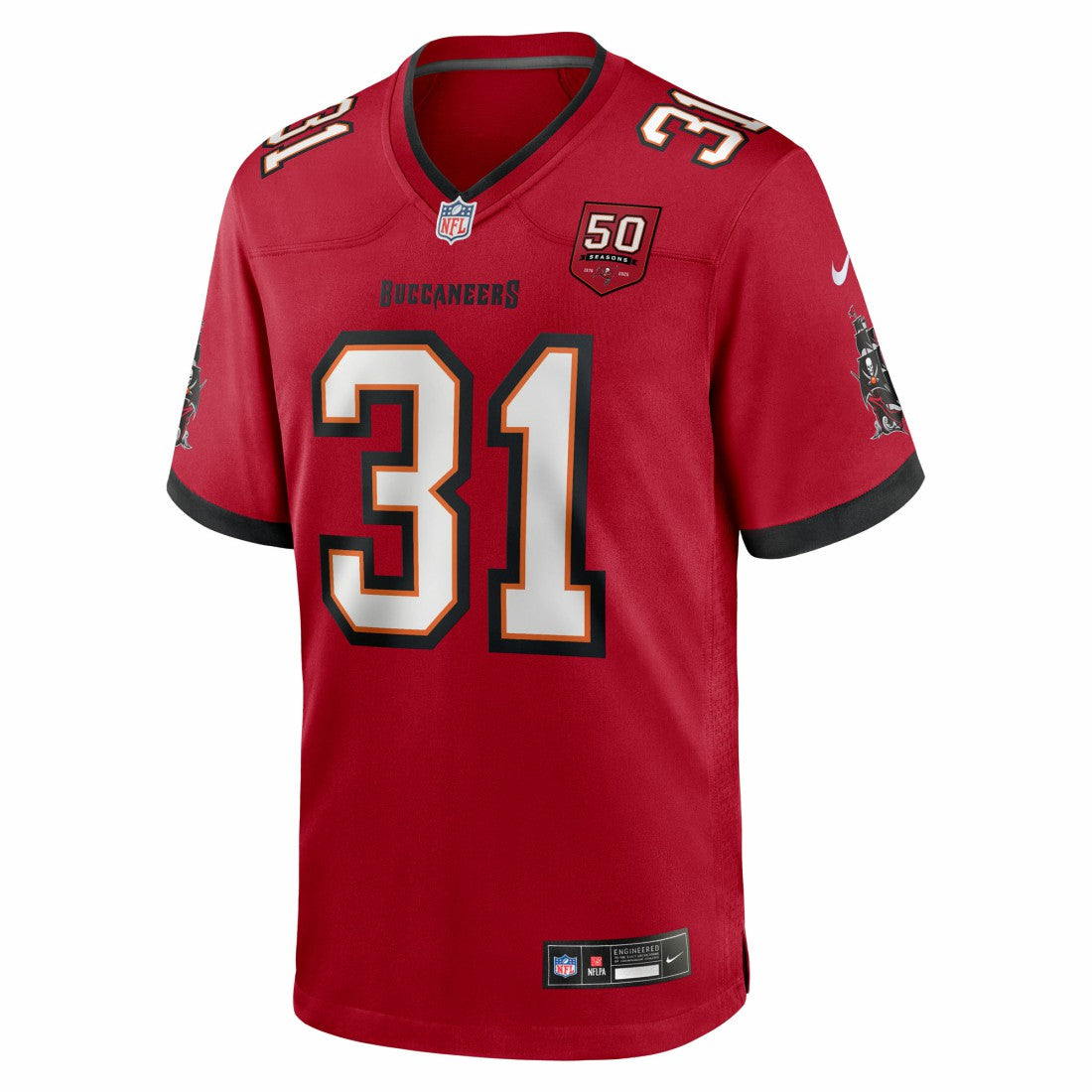 Antoine Winfield Jr.  50th Season Team Game Jersey - Tampa Bay Buccaneers