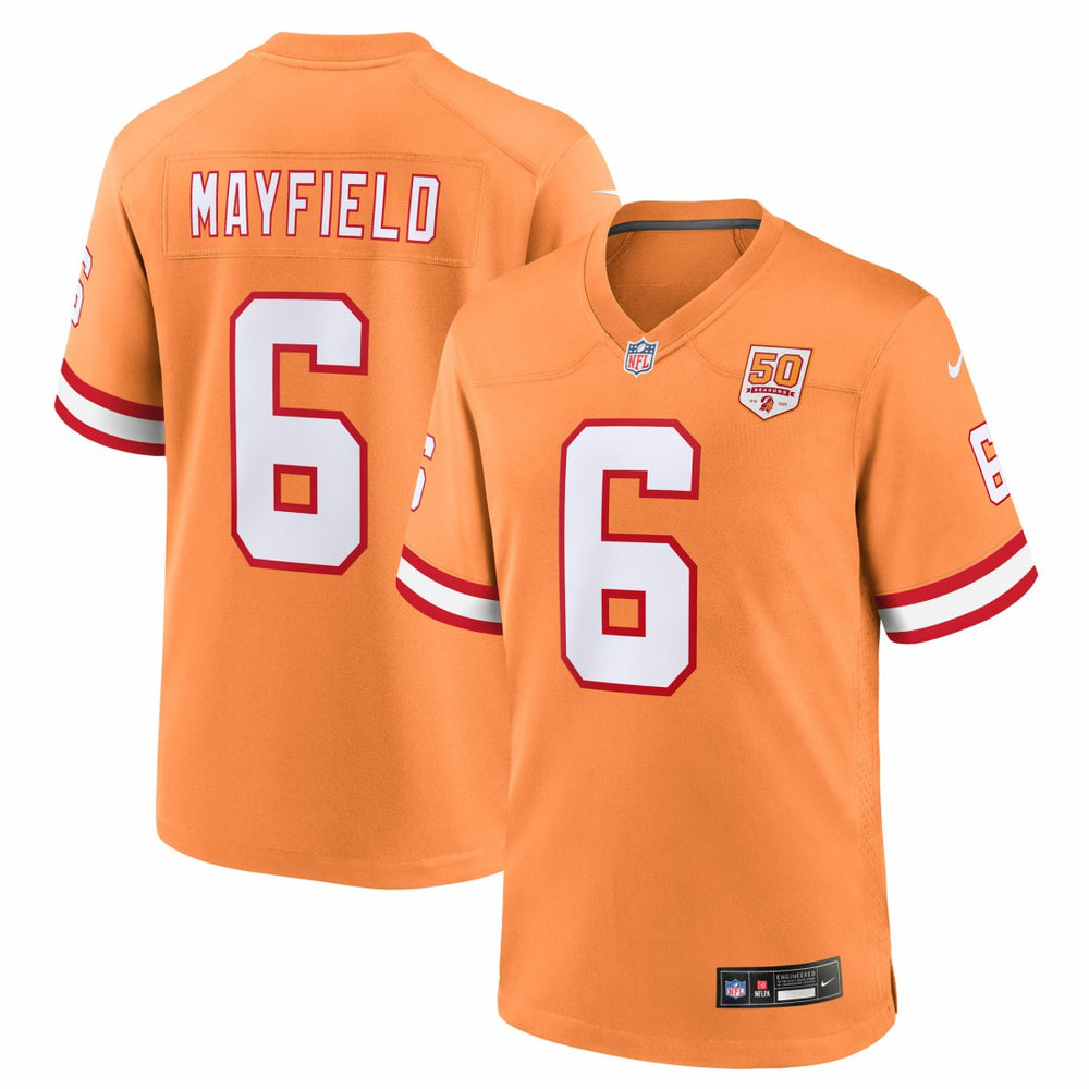 Baker Mayfield  50th Season Game Jersey - Tampa Bay Buccaneers