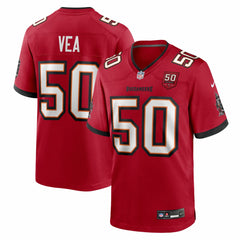 Vita Vea  50th Season Team Game Jersey - Tampa Bay Buccaneers