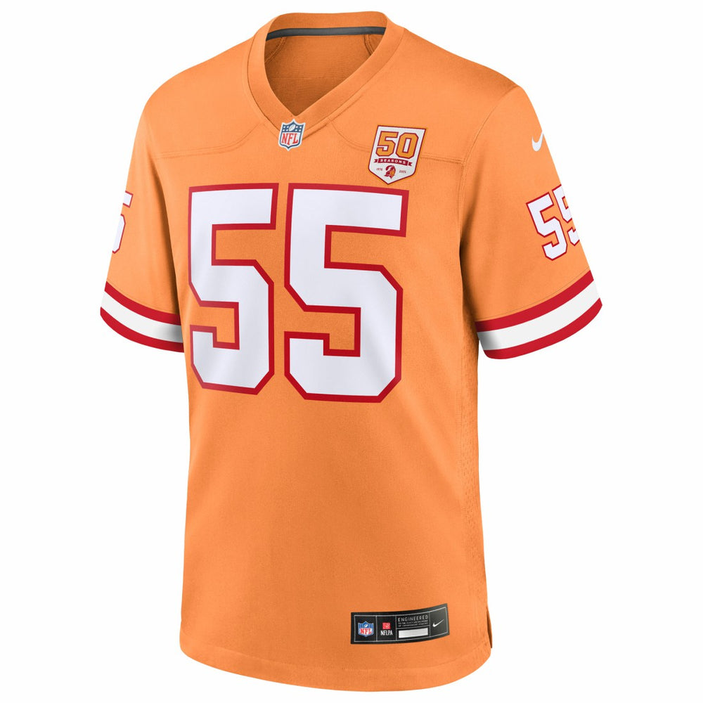 Derrick Brooks  50th Season Game Jersey - Tampa Bay Buccaneers
