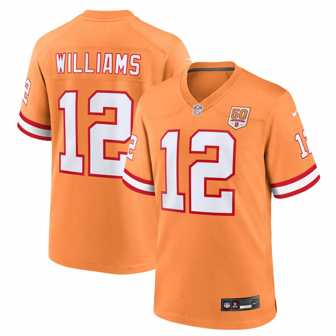 Doug Williams  50th Season Game Jersey - Tampa Bay Buccaneers
