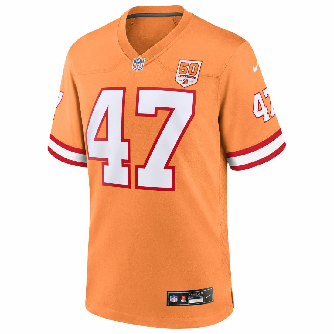 John Lynch  50th Season Game Jersey - Tampa Bay Buccaneers