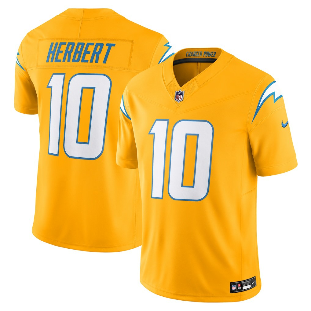 Justin Herbert  Alternate Charger Power Vapor F.U.S.E. Limited Jersey - Los Angeles Chargers