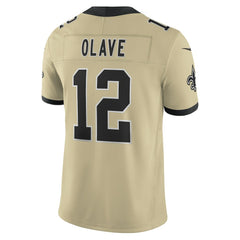 Chris Olave  Gameday Golds Alternate Vapor F.U.S.E. Limited Jersey - New Orleans Saints