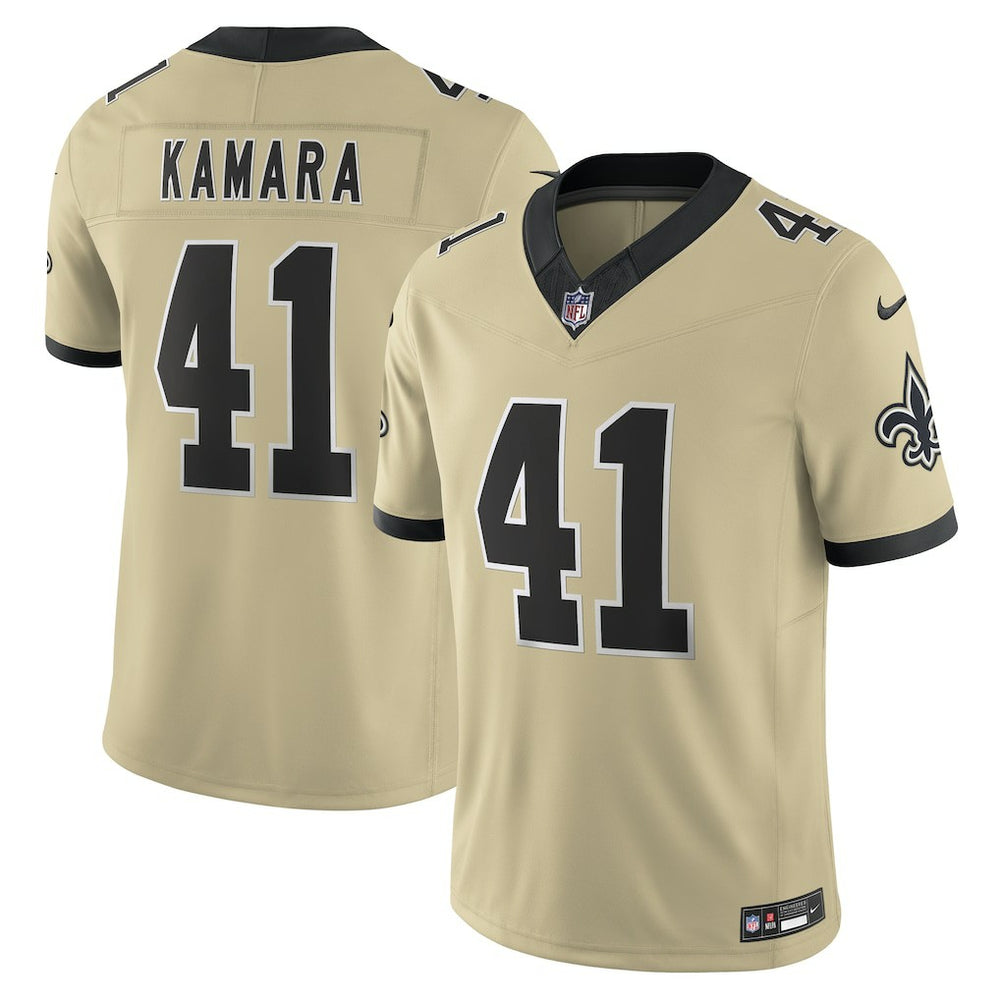 Alvin Kamara  Gameday Golds Alternate Vapor F.U.S.E. Limited Jersey - New Orleans Saints