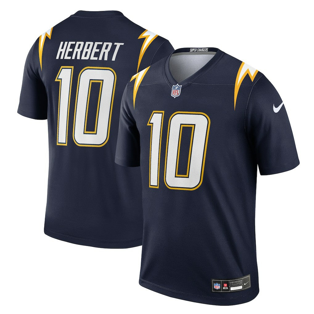 Justin Herbert  Alternate Super Chargers Legend Player Performance Top - Los Angeles Chargers