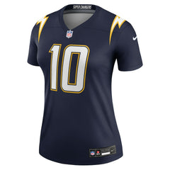 Justin Herbert  Women's Alternate Super Chargers Legend Player Performance Top - Los Angeles Chargers