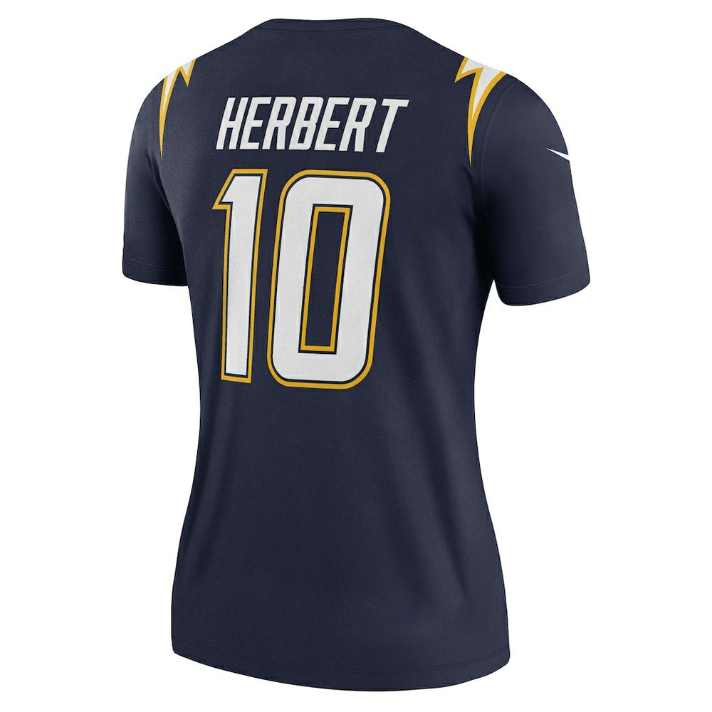 Justin Herbert  Women's Alternate Super Chargers Legend Player Performance Top - Los Angeles Chargers