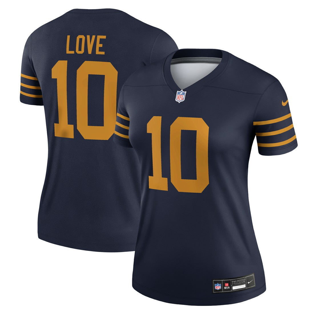 Jordan Love  Women's The 1923 Classic Legend Player Dri-FIT Top - Green Bay Packers