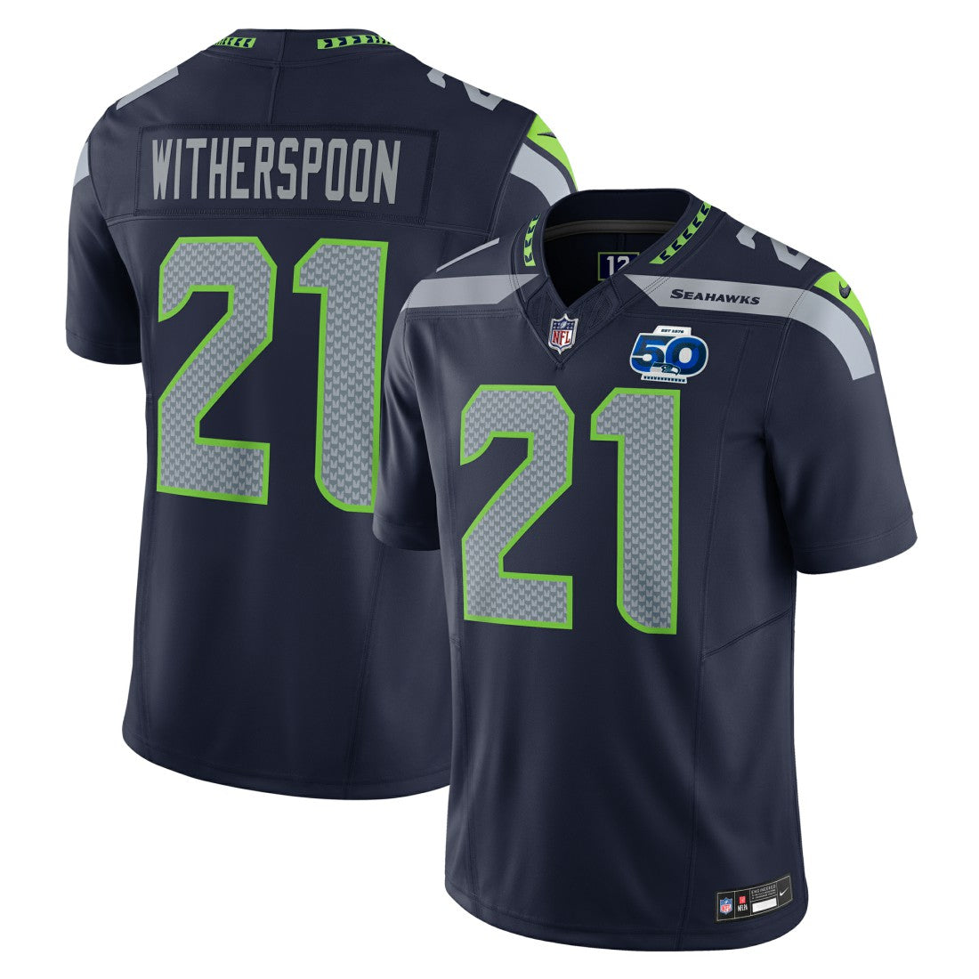 Devon Witherspoon  Team 50th Season Vapor F.U.S.E. Limited Jersey - Seattle Seahawks
