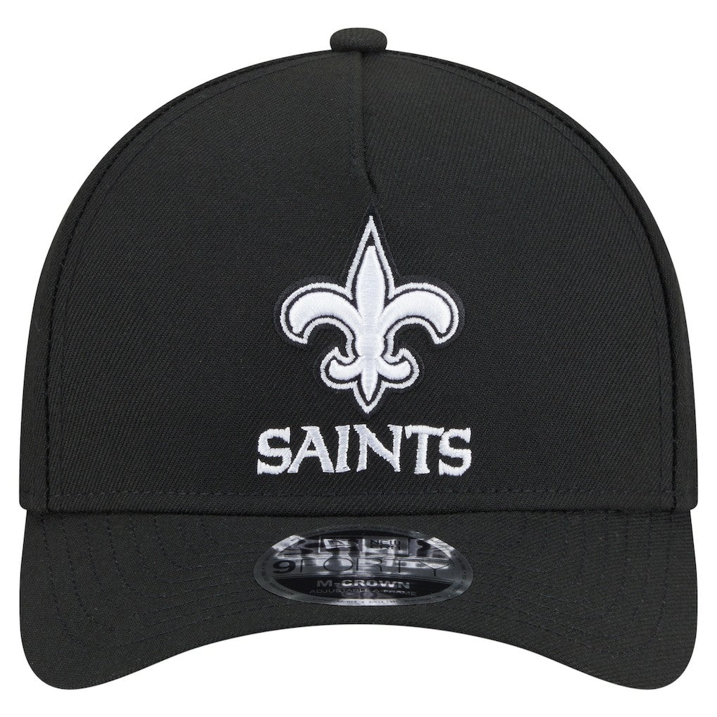 Team Collection 9FORTY M-Crown A-Frame Adjustable Hat - New Orleans Saints