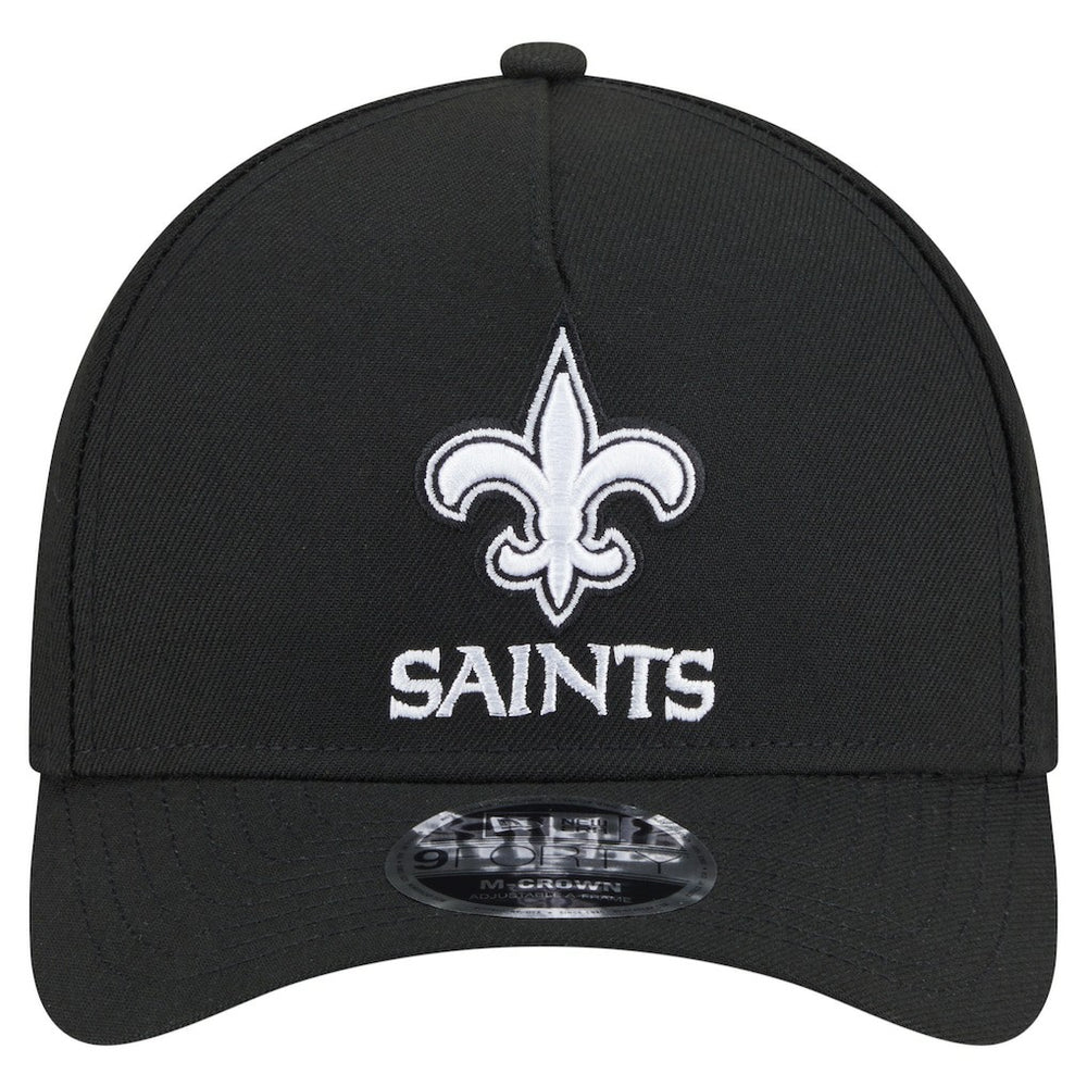 Team Collection 9FORTY M-Crown A-Frame Adjustable Hat - New Orleans Saints