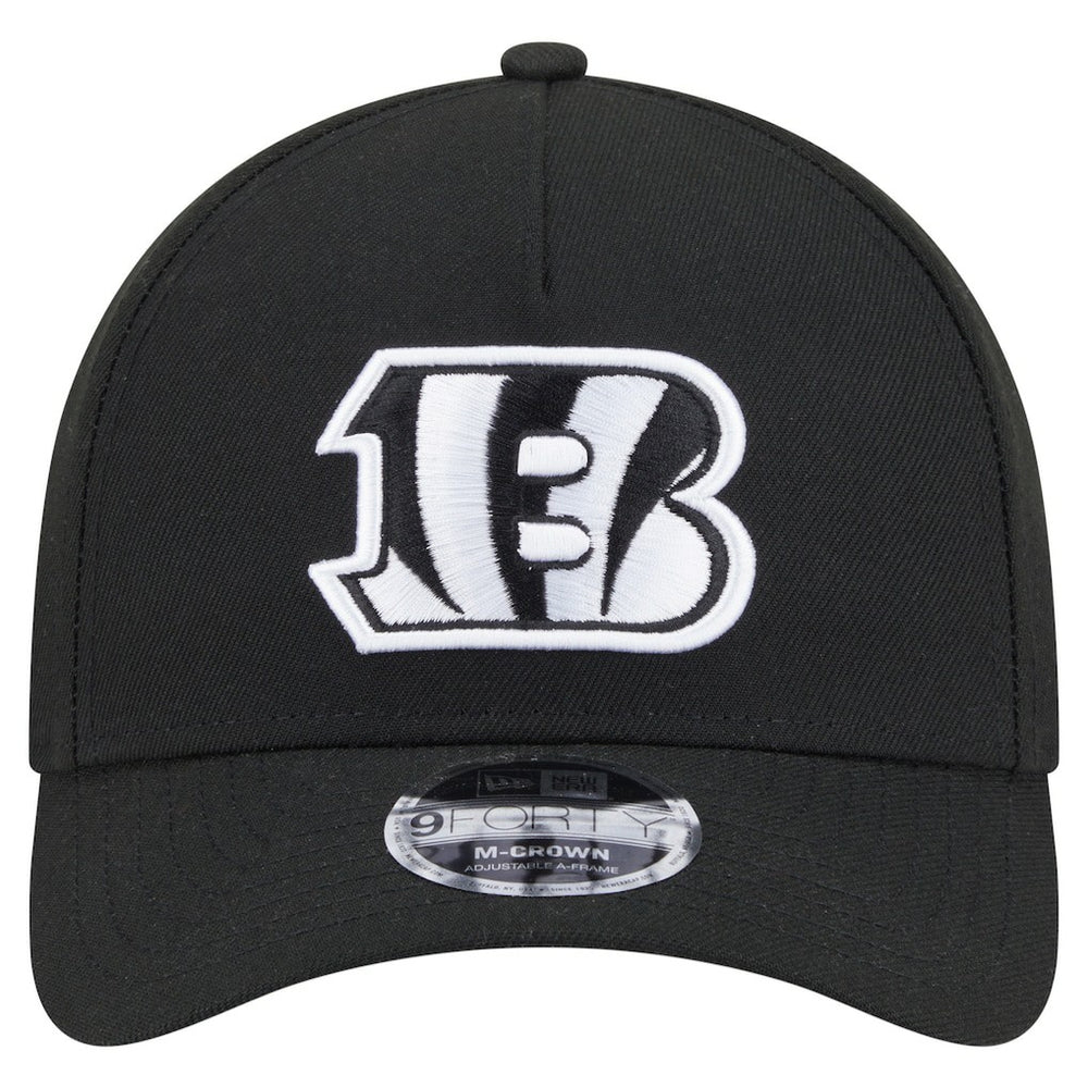 Team Collection 9FORTY M-Crown A-Frame Adjustable Hat - Cincinnati Bengals