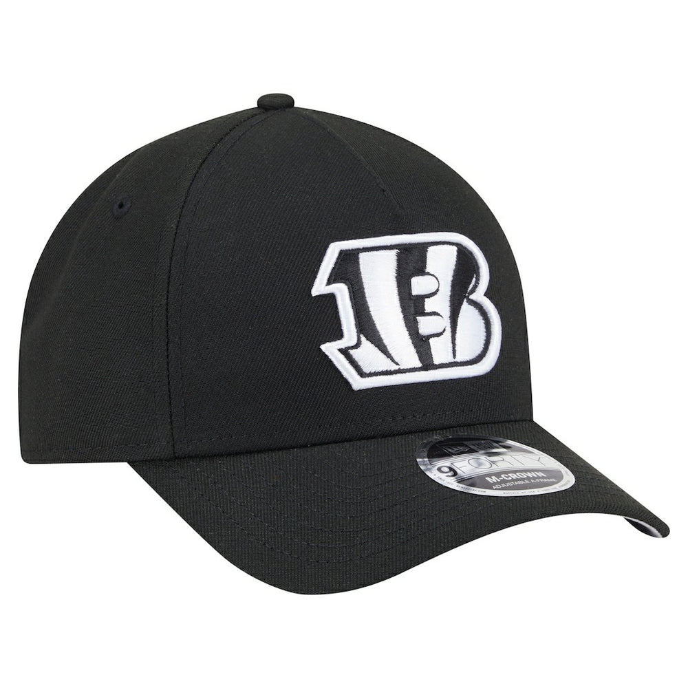 Team Collection 9FORTY M-Crown A-Frame Adjustable Hat - Cincinnati Bengals