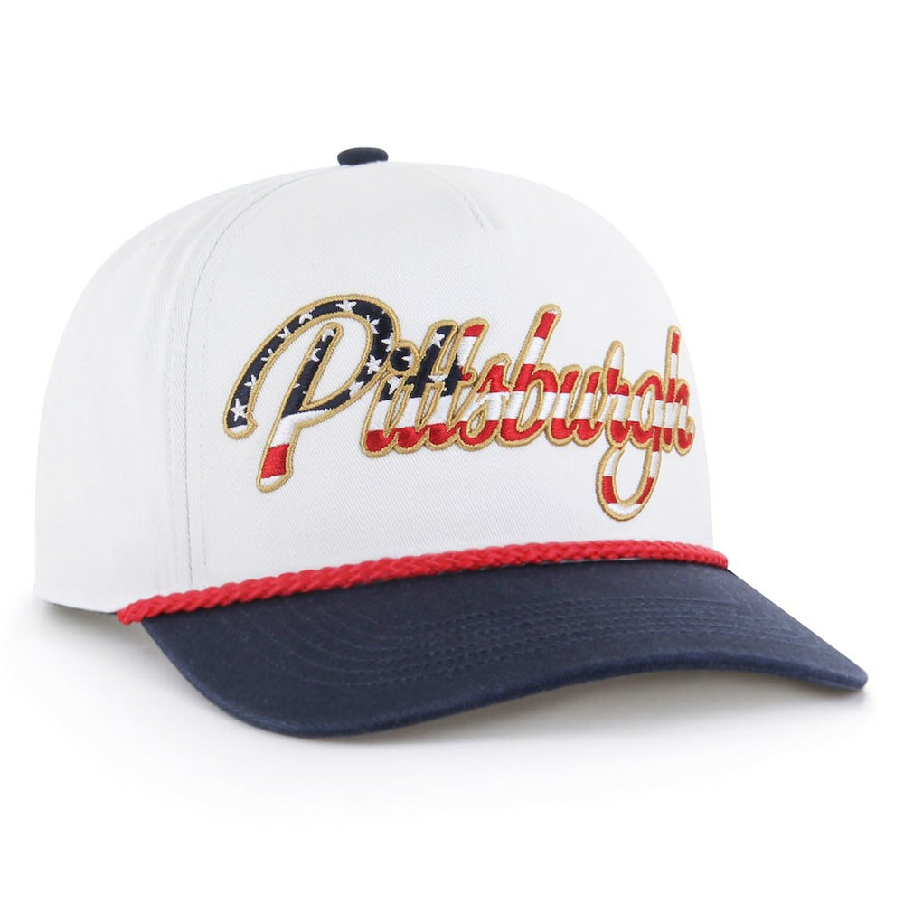 '47 Patriotic Overhand Hitch Adjustable Hat - Pittsburgh Steelers