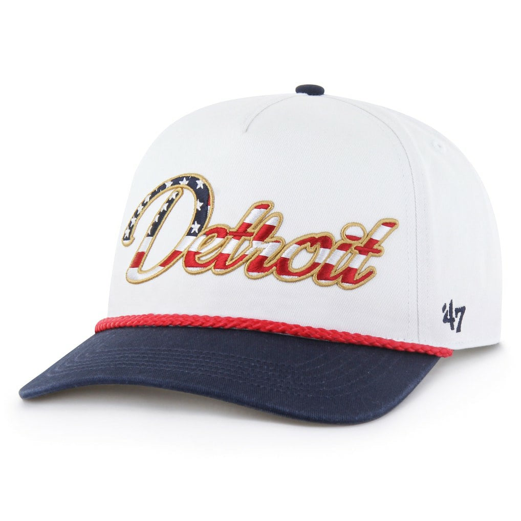 '47 Patriotic Overhand Hitch Adjustable Hat - Detroit Lions