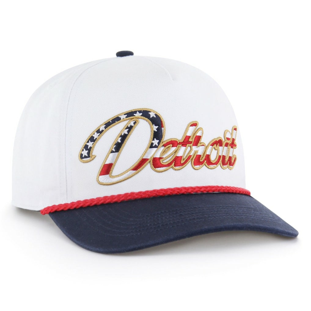 '47 Patriotic Overhand Hitch Adjustable Hat - Detroit Lions