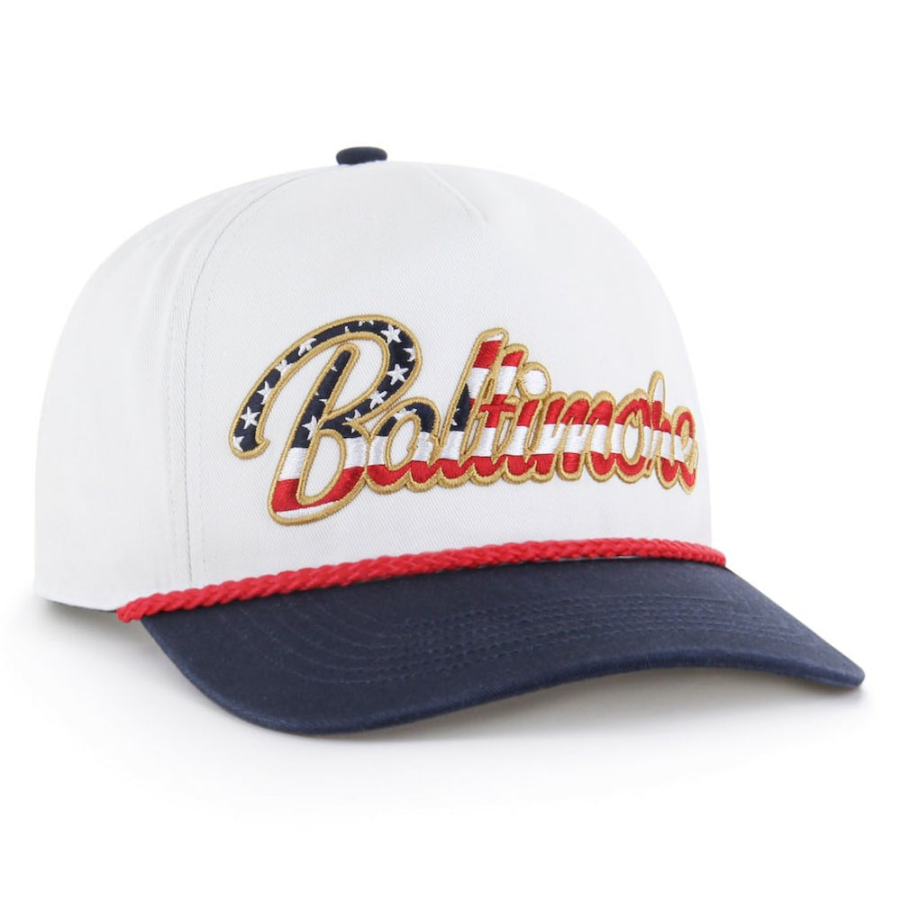 '47 Patriotic Overhand Hitch Adjustable Hat - Baltimore Ravens