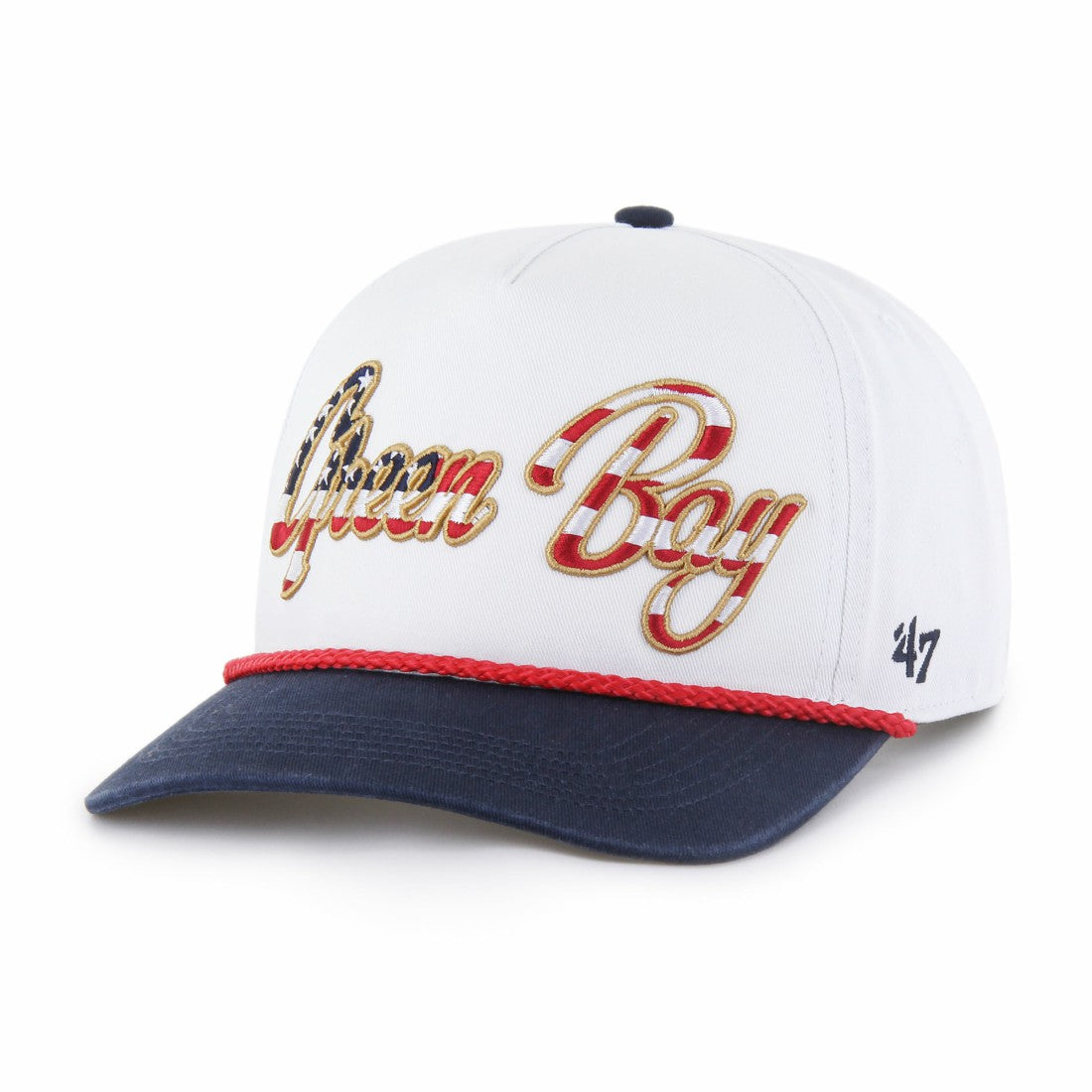 '47 Patriotic Overhand Hitch Adjustable Hat - Green Bay Packers