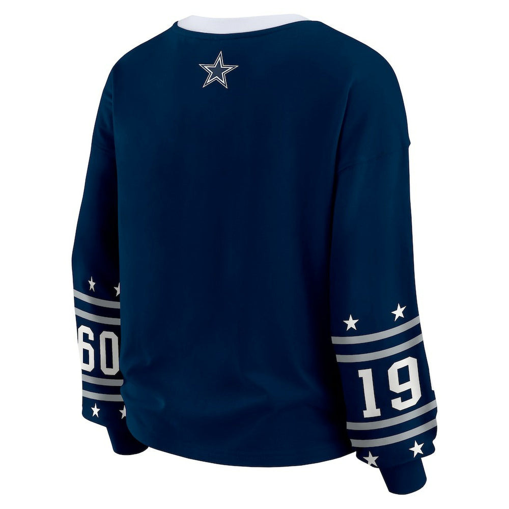 WEAR by Erin Andrews Women's Sport Long-Sleeve T-Shirt - Dallas Cowboys