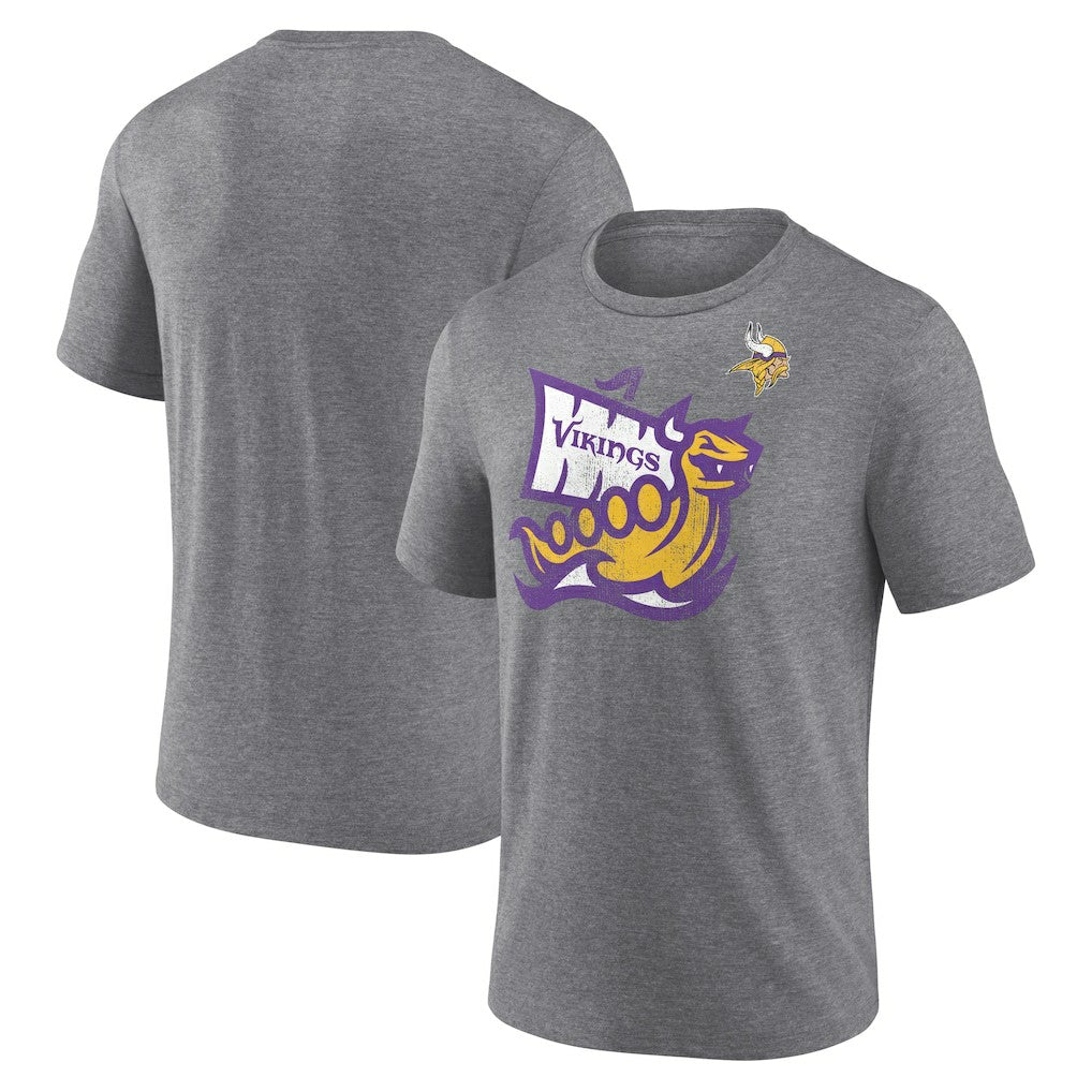 Hot Route Tri-Blend T-Shirt - Minnesota Vikings