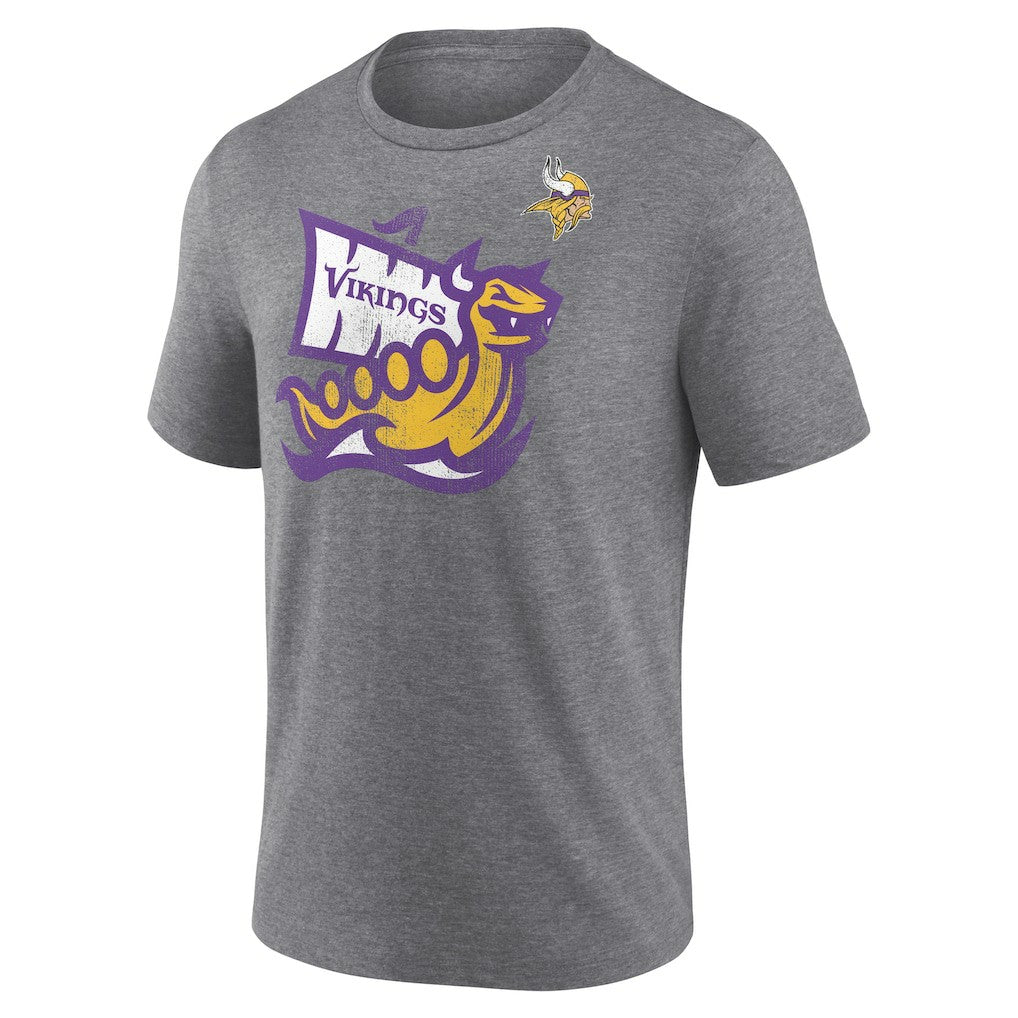 Hot Route Tri-Blend T-Shirt - Minnesota Vikings