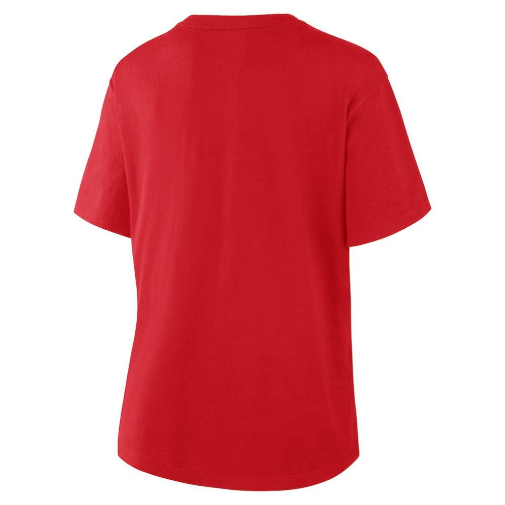 NHL Athletic Red Chicago Blackhawks Fanatics Women's 2025 Winter Classic Primary Logo T-Shirt