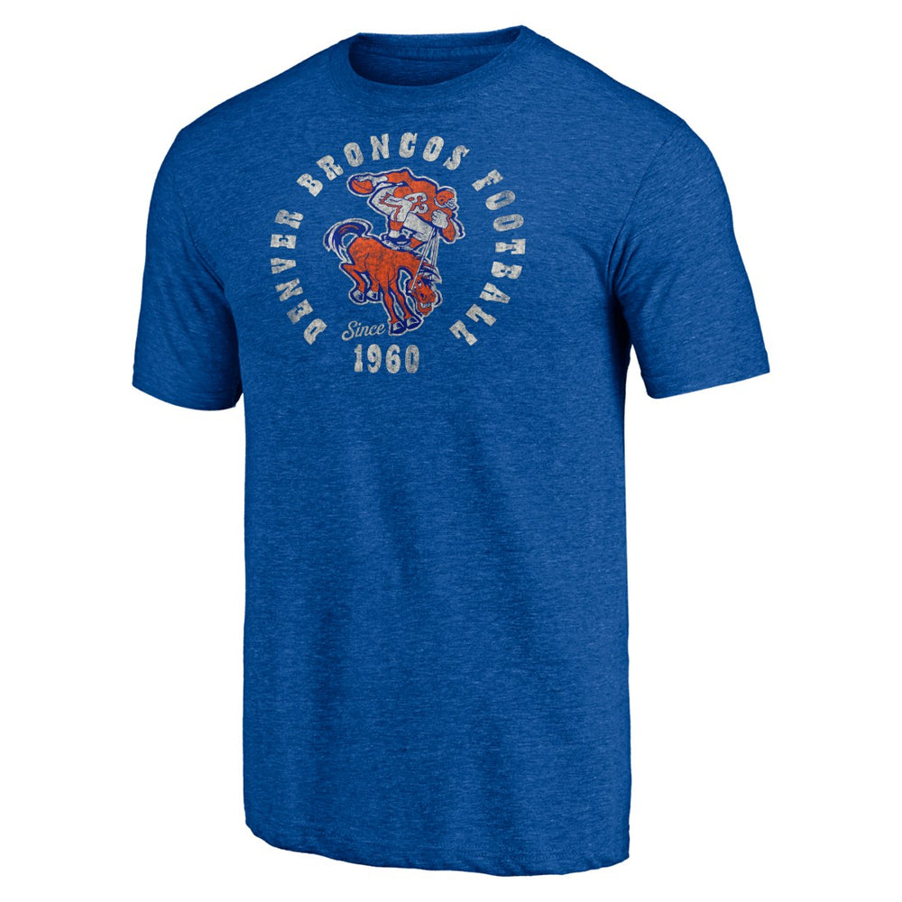 Vintage Tri-Blend T-Shirt - Denver Broncos