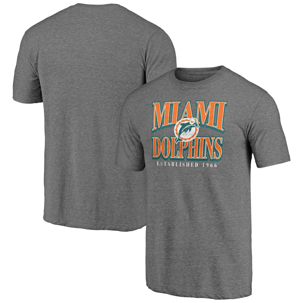 Vintage Tri-Blend T-Shirt - Miami Dolphins