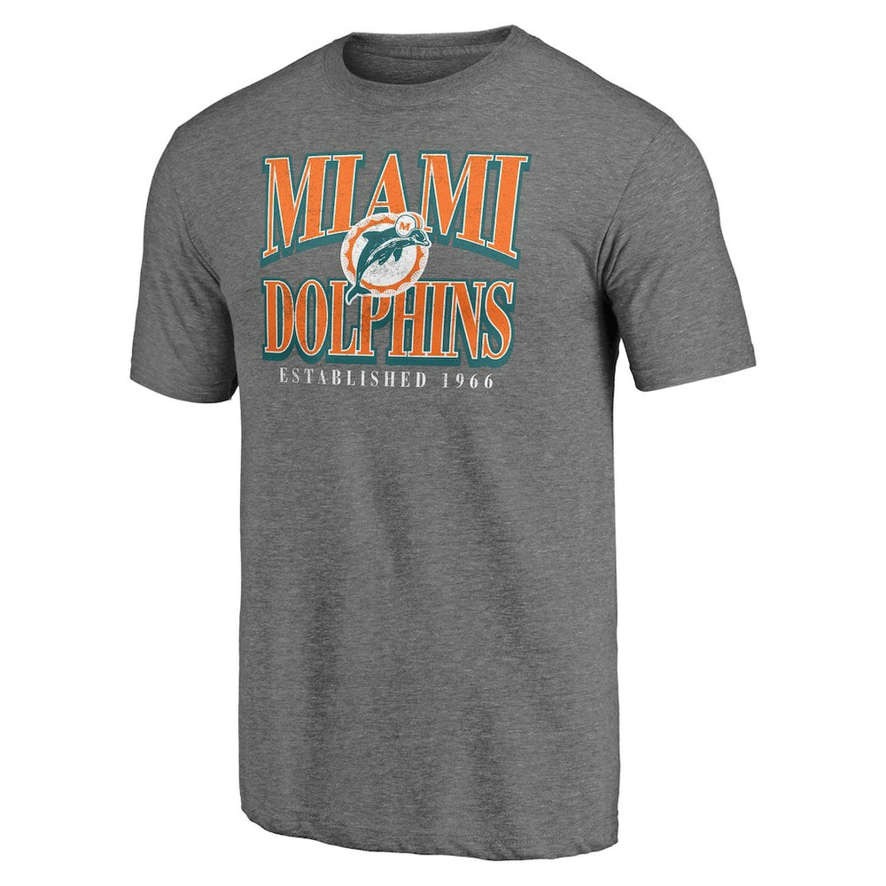 Vintage Tri-Blend T-Shirt - Miami Dolphins