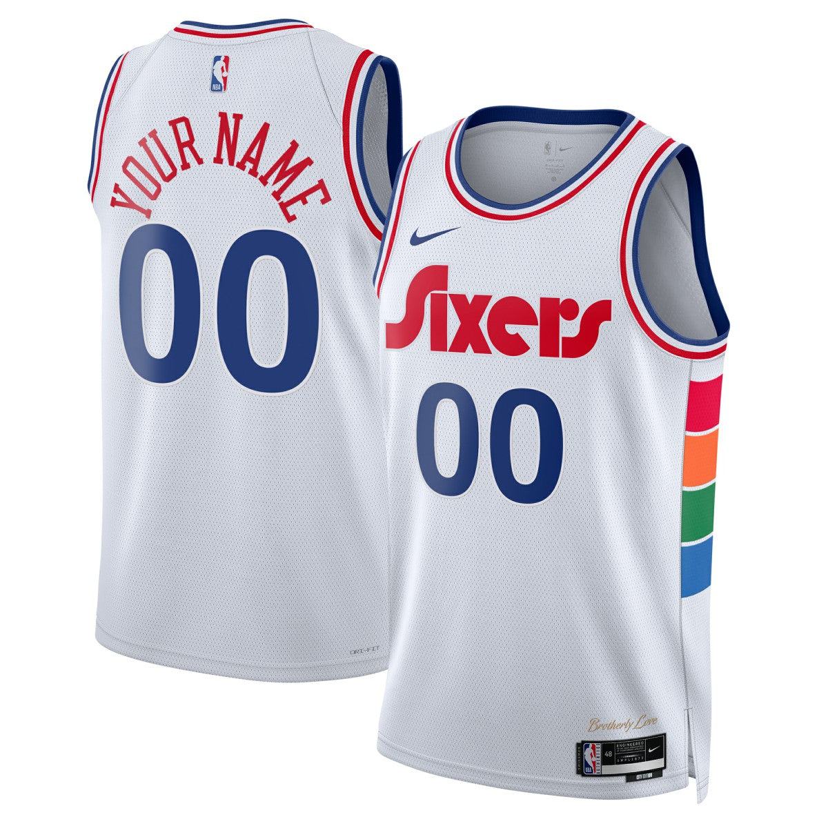 NBA Philadelphia 76ers Unisex 2024/25 Custom Swingman Jersey
