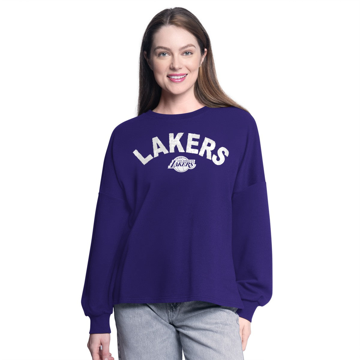 NBA Los Angeles Lakers G-III 4Her by Carl Banks Women's Athletic Pullover Sweatshirt