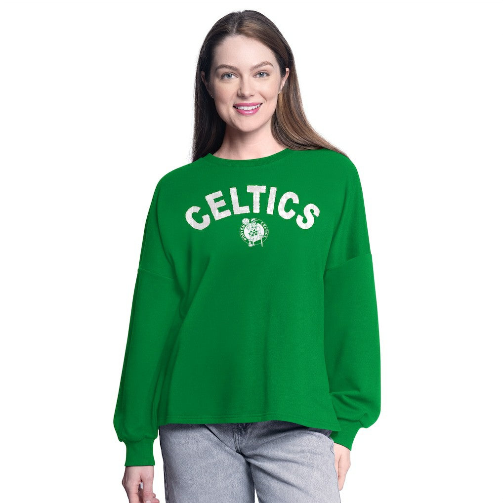 NBA Boston Celtics G-III 4Her by Carl Banks Women's Athletic Pullover Sweatshirt