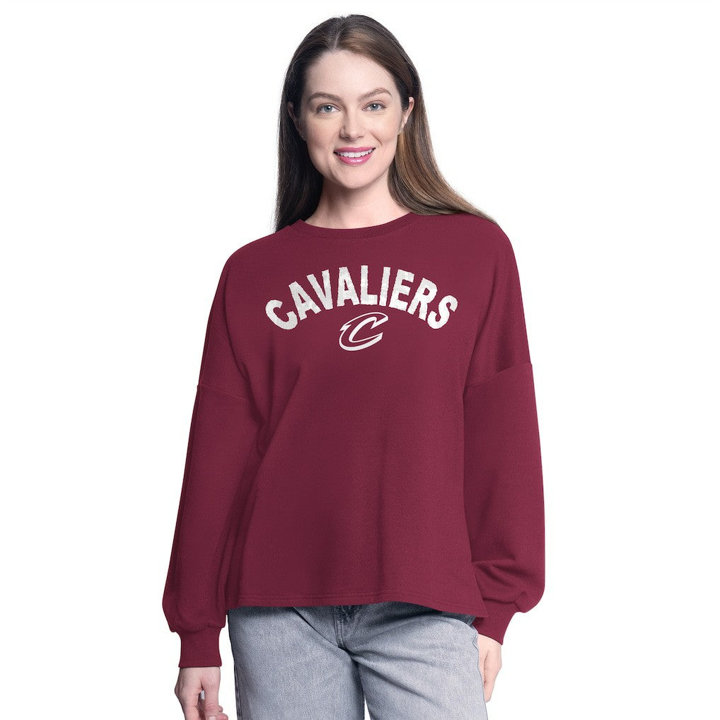 NBA Cleveland Cavaliers G-III 4Her by Carl Banks Women's Athletic Pullover Sweatshirt sale