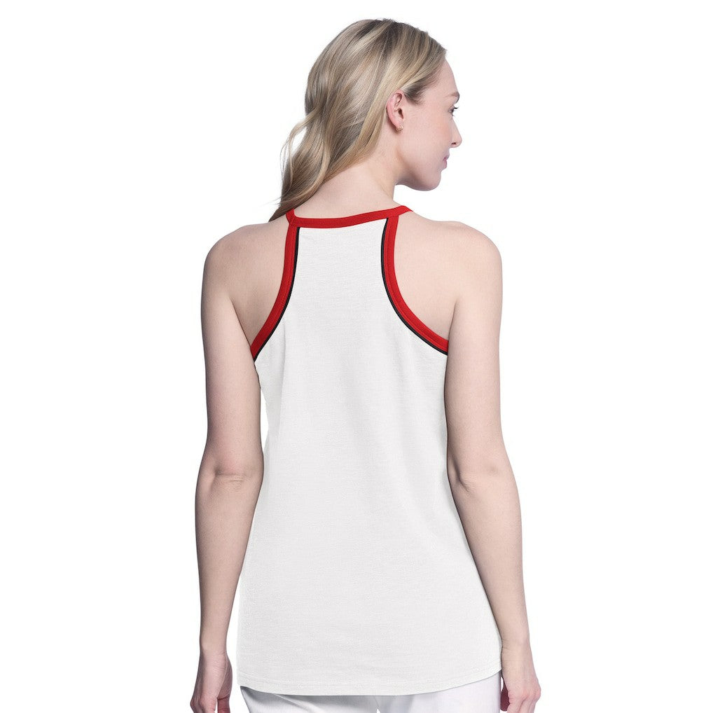 NBA Chicago Bulls G-III 4Her by Carl Banks Women's Curveball Racerback Scoop Neck Slub Tank Top sale