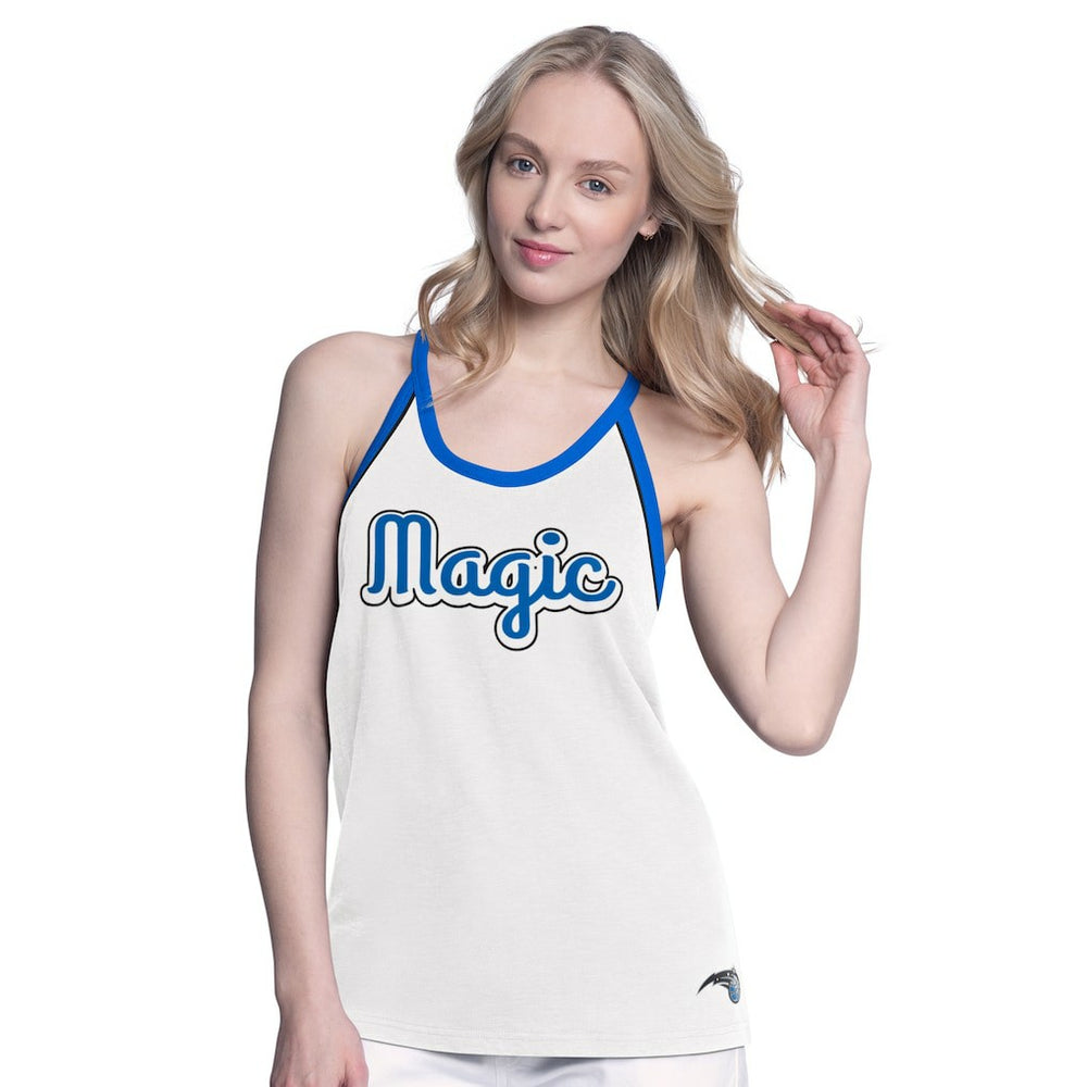 NBA Orlando Magic G-III 4Her by Carl Banks Women's Curveball Racerback Scoop Neck Slub Tank Top