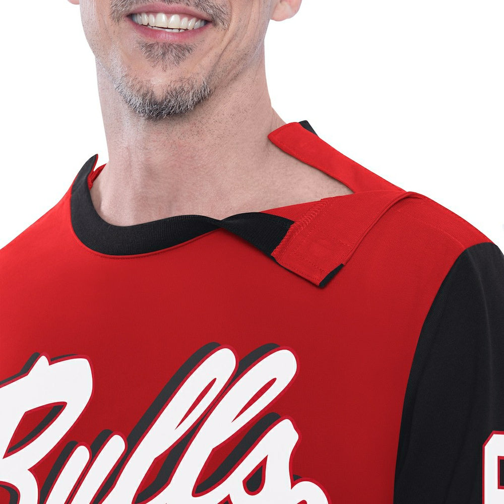 NBA Chicago Bulls G-III Sports by Carl Banks Adaptive Rugby Long Sleeve Top sale