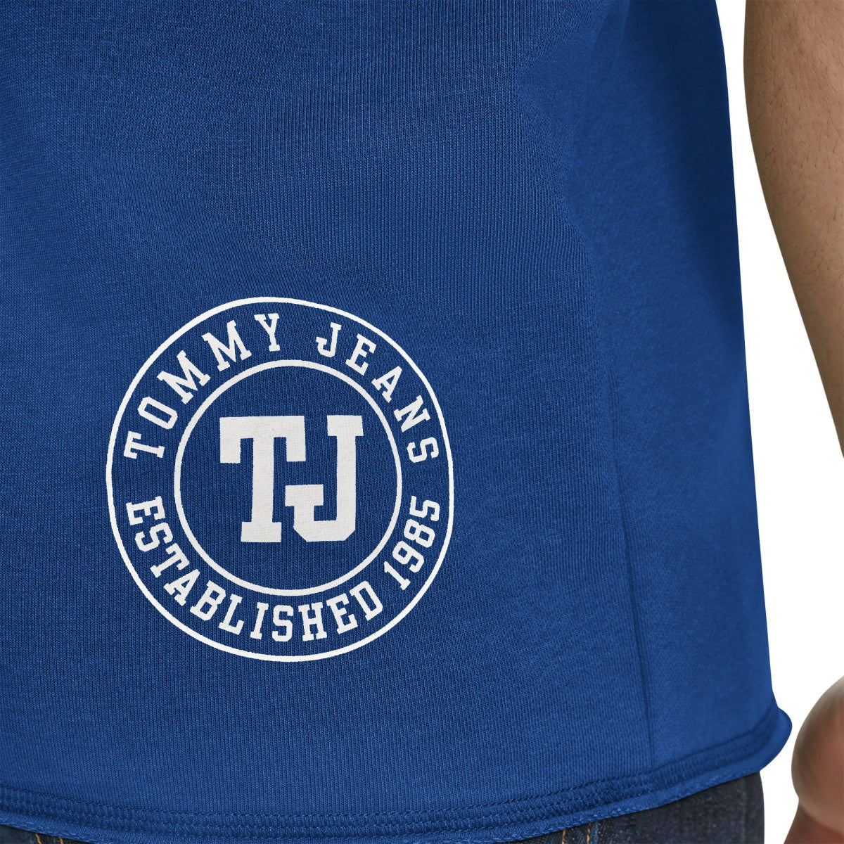 NBA New York Knicks Tommy Jeans Paul French Terry Short Sleeve Pullover Hoodie