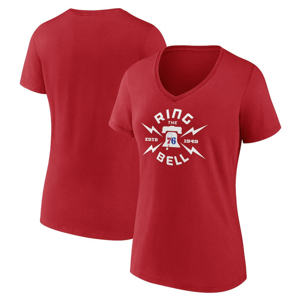 NBA Philadelphia 76ers Women's Huddle V-Neck T-Shirt