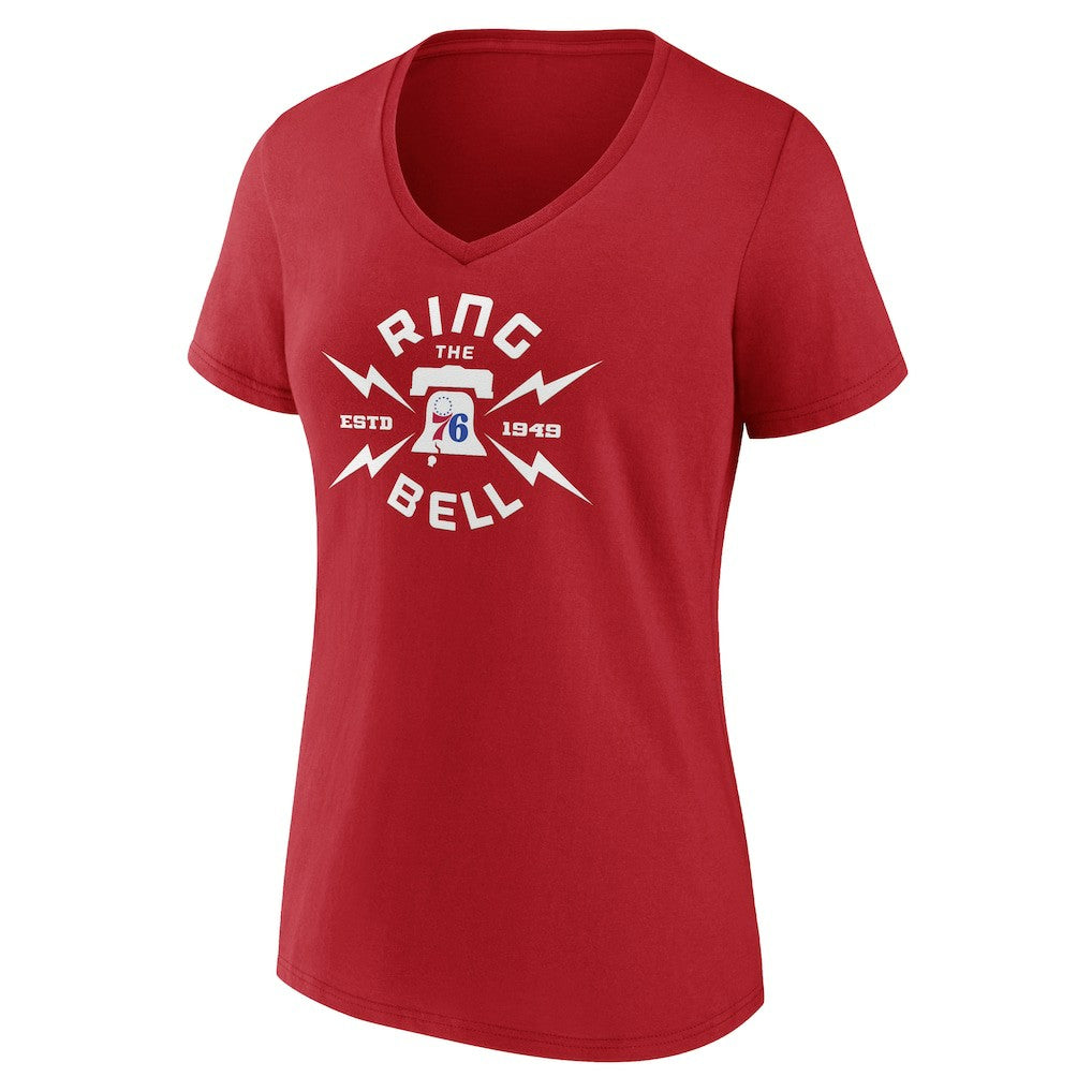 NBA Philadelphia 76ers Women's Huddle V-Neck T-Shirt