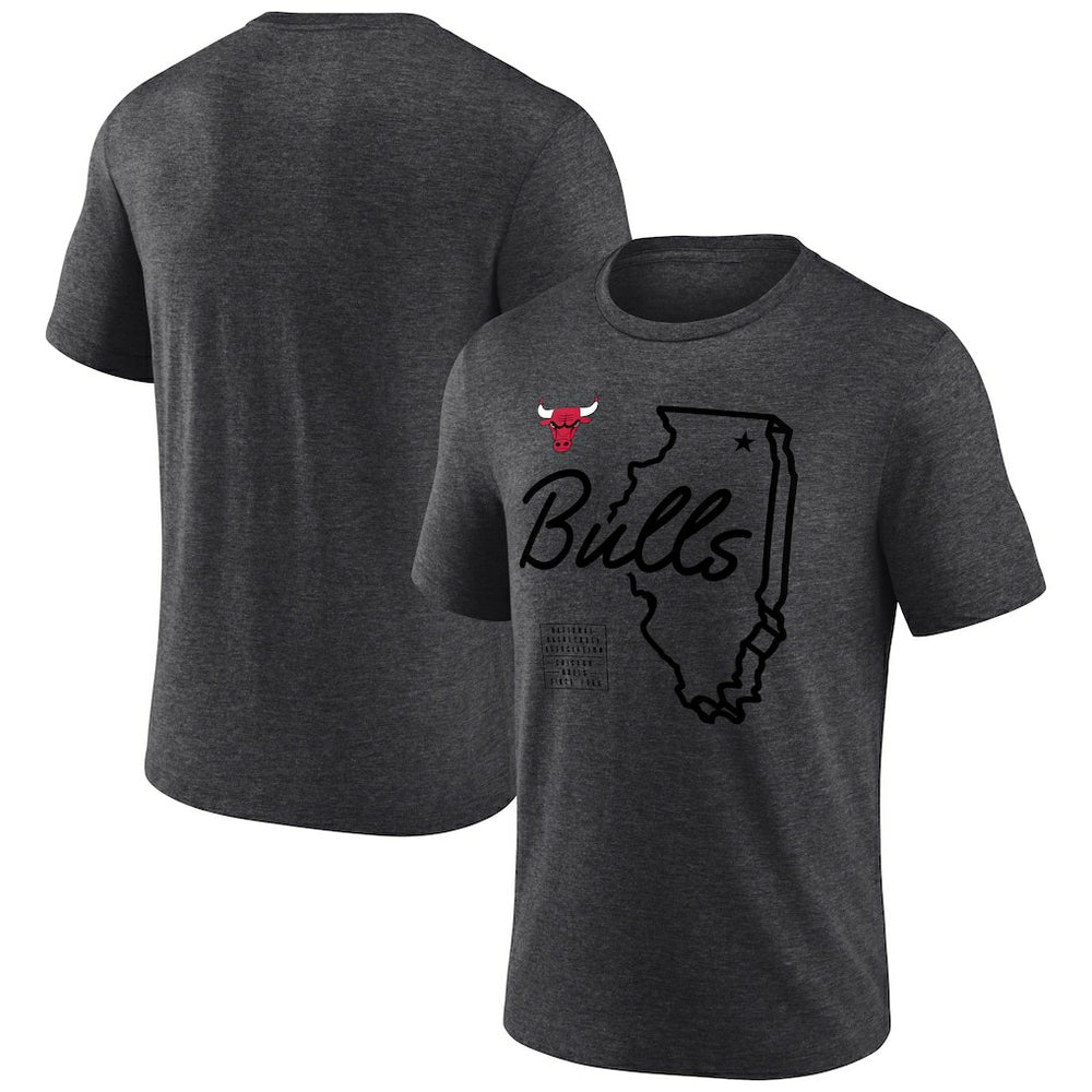 NBA Chicago Bulls Announcer Tri-Blend T-Shirt