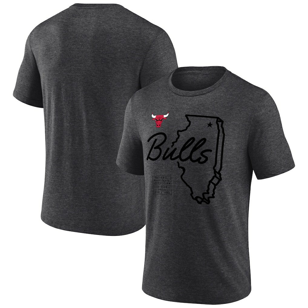 NBA Chicago Bulls Announcer Tri-Blend T-Shirt