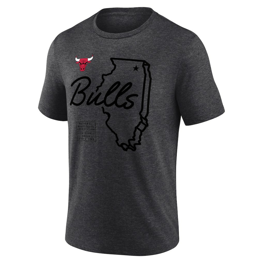 NBA Chicago Bulls Announcer Tri-Blend T-Shirt