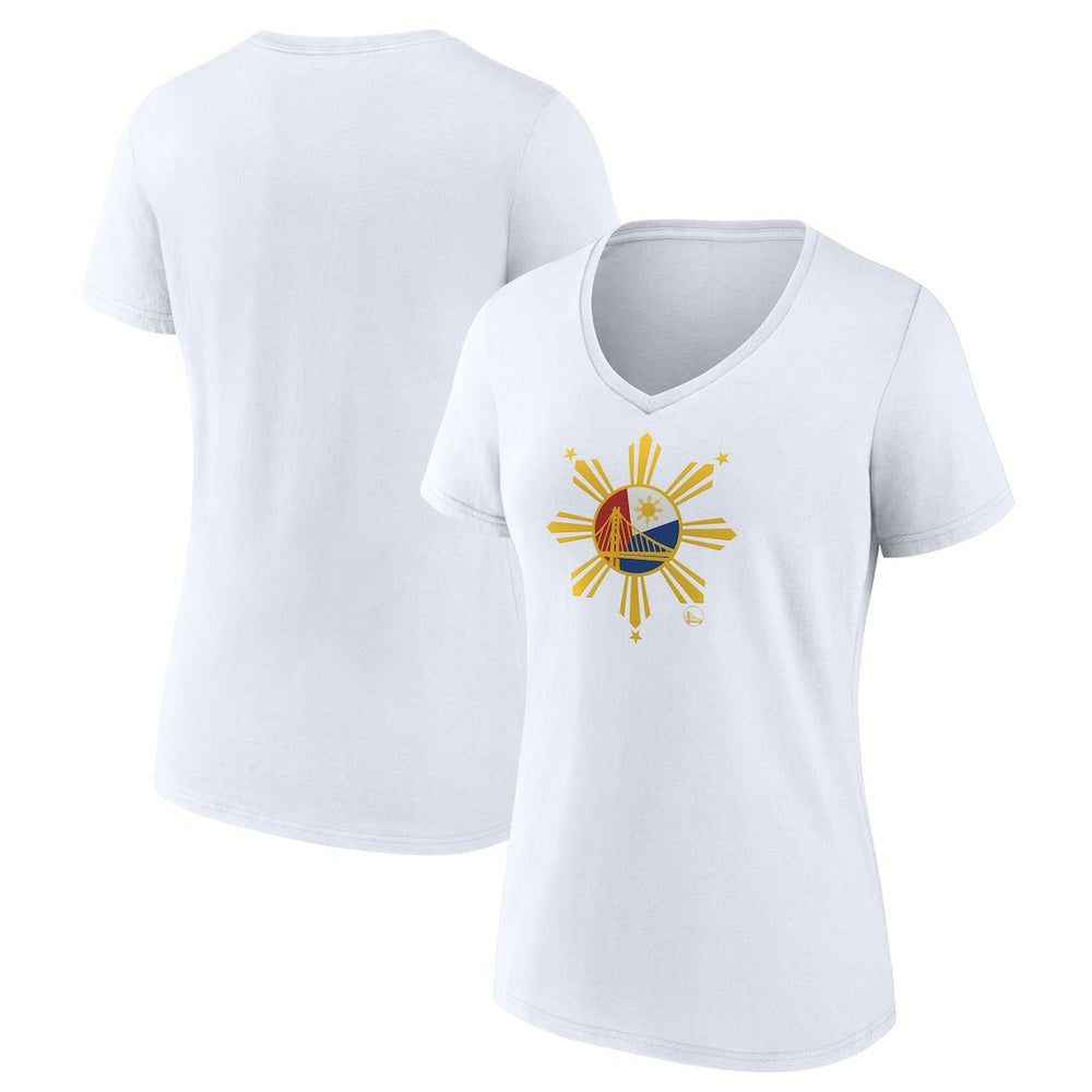 NBA Golden State Warriors Women's Heritage V-Neck T-Shirt sale