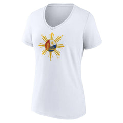 NBA Golden State Warriors Women's Heritage V-Neck T-Shirt sale