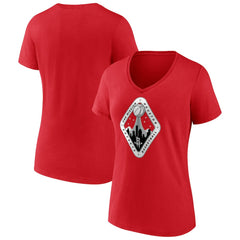 NBA Houston Rockets Women's Team Pride V-Neck T-Shirt
