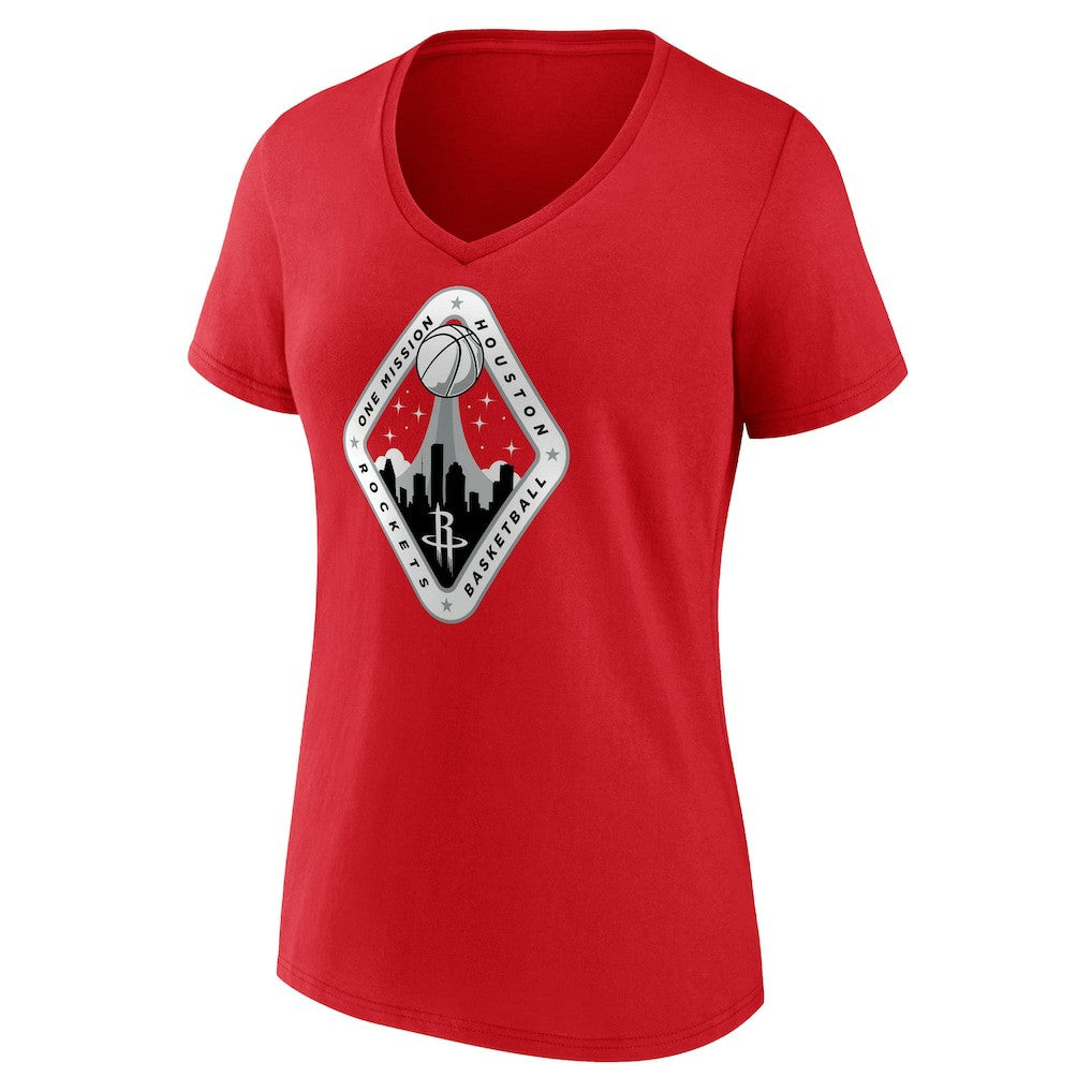 NBA Houston Rockets Women's Team Pride V-Neck T-Shirt