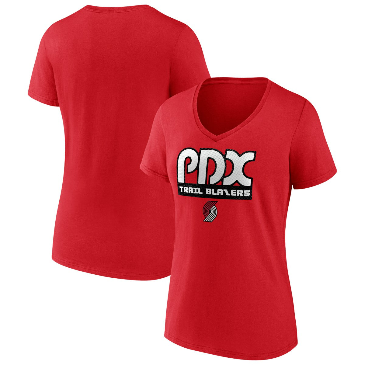 NBA Portland Trail Blazers Women's Team Pride V-Neck T-Shirt