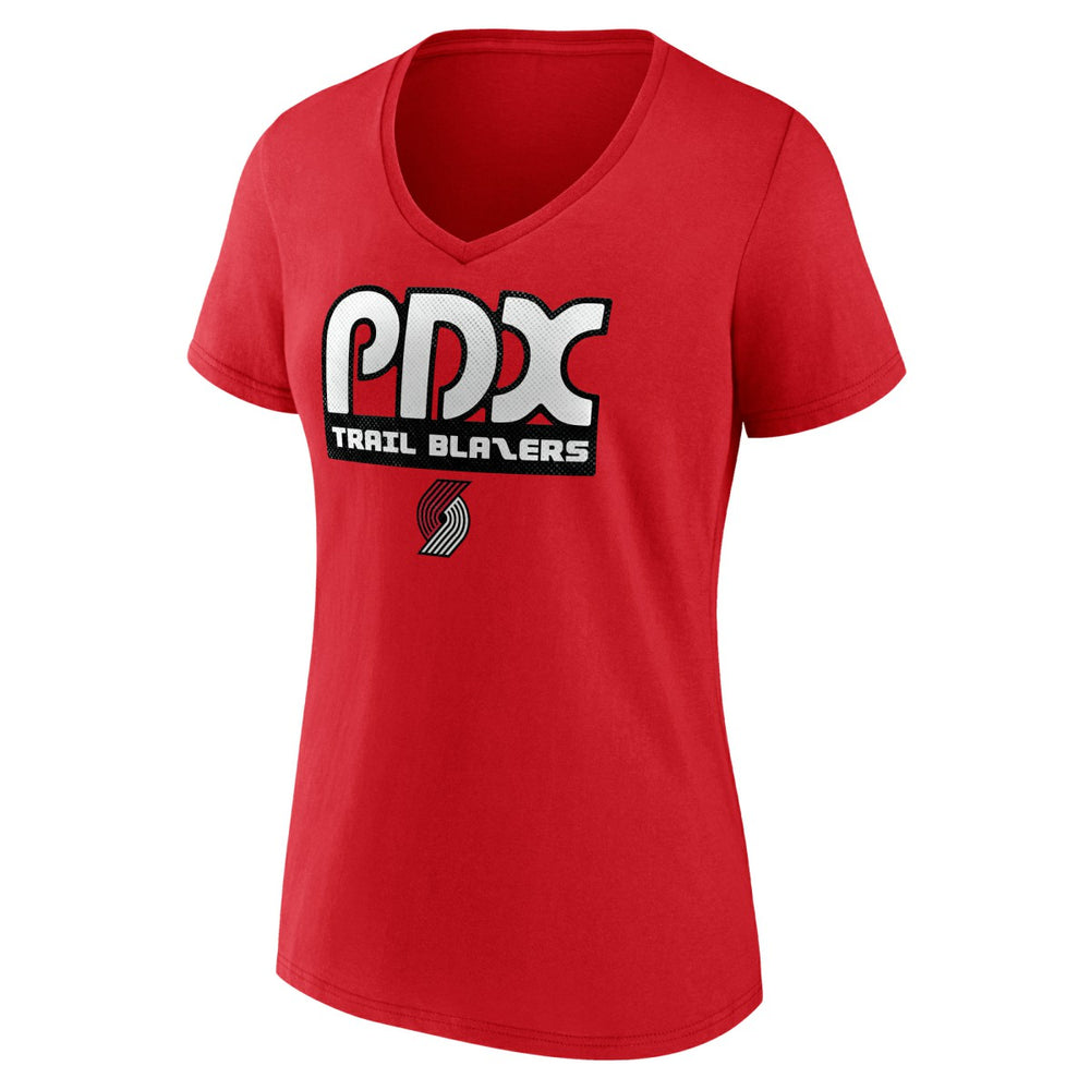 NBA Portland Trail Blazers Women's Team Pride V-Neck T-Shirt